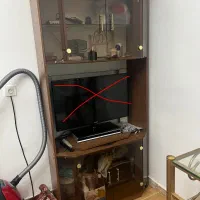 میز تلویزیون+ تلویزیون