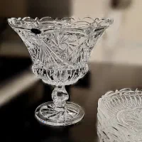 شکلات خوری پایه دار کریستال خورشیدی آلپ لهستان