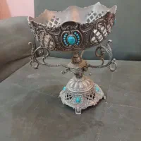 ظرف میوه سیلور پایه دار ونگین دار