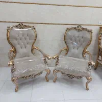 مبل استیل کلاسیک۷نفره مدل افسون چوب راش درحدنونو|مبلمان خانگی و میز عسلی|رشت, آزادگان|دیوار