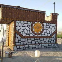 استا بنا سیمان کاری طرح چوب سنگ نمای برتر|خدمات پیشه و مهارت|کرمان, |دیوار