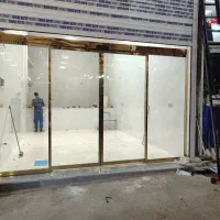درب اتوماتیک شیشه ای،درب ریلی برقی،جک بازویی