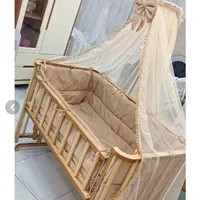 گهواره و تخت کنارمادر چوبی مدل پرنسس مارک آنجل لند