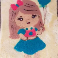 آموزش کیک تولدوکیک نقاشی