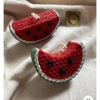 موم عسلی شمع