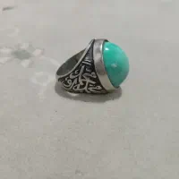 انگشتر فیروزه کهنه سایز ۶۴