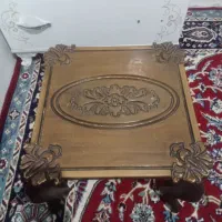 میز عسلی سه تایی چوبی کنده کاری|مبلمان خانگی و میز عسلی|مراغه, |دیوار