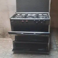 گاز فر دار ۵ شعله تمام استیل|اجاق گاز و لوازم برقی پخت‌وپز|تهران, سلیمانی|دیوار