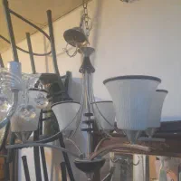 لوستر ۵شعله  ۱۲۰۰ لوستر ۳شعله۸۰۰ درحد نو|لوستر و چراغ آویز|مشهد, صیاد شیرازی|دیوار