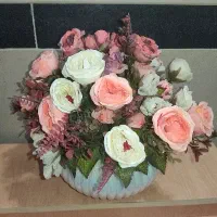 گلدان گل مصنوعی|گل مصنوعی|ساوه, |دیوار