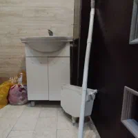 روشویی کابینتی وسیفون و شیر