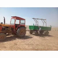 تراکتور رومانی مدل ۶۳ با بیل لودر،تریلی چهار چرخ