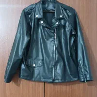 2 عدد کاپشن چرم زنانه ( نو )