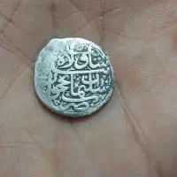 سکه نقره  چکشی شاه سلیمان ضرب  نخجوان