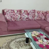 مبل L همراه با میز عسلی|مبلمان خانگی و میز عسلی|پیر سلیمان, |دیوار