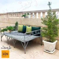 تخت حیاطی تخت باغی تخت لمکده رحمتی سازه