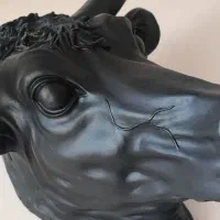 مجسمه گاو بوفالو فایبرگلاس|مجسمه، تندیس، ماکت|قزوین, |دیوار