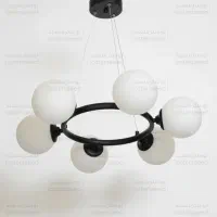 لوستر مدرن اشپزخانه و اتاق آویز حبابی دلسا شش شعله|لوستر و چراغ آویز|تبریز, |دیوار