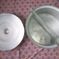 کفگیر روحی و قابلمه روحی بزرگ دیگ روحی بزرگ