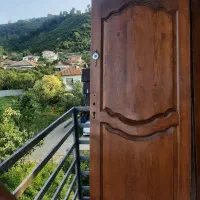 درب چوبی نرات دولنگه