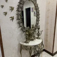 اینه شمعدان کنسول آلیاژ ابکاری برنز