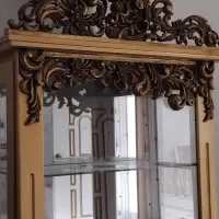 ویترین چوبی اصل|بوفه، ویترین، کنسول|کهک, |دیوار