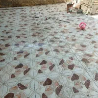 کاشی کاری  نما کاری کف پله موزائیک|خدمات پیشه و مهارت|شوشتر, |دیوار