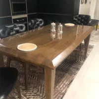 میز غذاخوری ۶ نفره تمام چوب