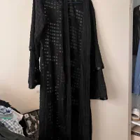 مانتو مشکی مجلسی