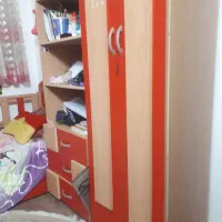 تخت کمد دراور تشک نوجوان|تخت و سرویس خواب|گرگان, |دیوار