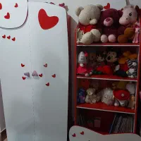 کمد و کتابخانه ک تخت کودک|اسباب و اثاث بچه|نسیم‌شهر, |دیوار