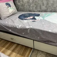 تخت خواب +تشک+ کف تختی