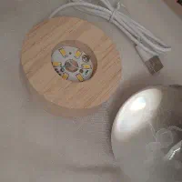 چراغ گوی کریستال|چراغ خواب و آباژور|جیرفت, |دیوار