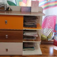 جا لباسی بوفه ودراور و جا کتابی|جاکفشی، کمد، دراور|تهران, آبشار تهران (دریاچه)|دیوار