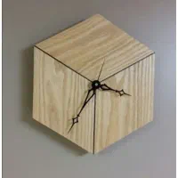 ساعت با چوب طبیعی|ساعت دیواری و تزئینی|اراک, |دیوار