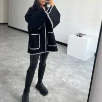 کت قلاب بافی پاییزه|لباس|اصفهان, باغ دریاچه|دیوار