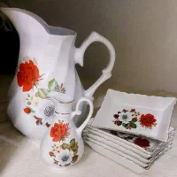 ظرف و ظروف کاربردی گل میخک گل قرمز