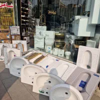 روشویی کابین پی وی سی ضدآب و شیرالات