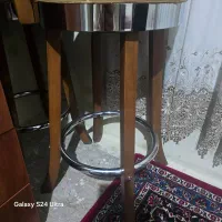 صندلی اپن استیل وچوب|صندلی و نیمکت|قزوین, |دیوار