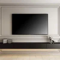 گچبری پیش ساخته قاب بندی تی وی ترمووال قرنیز نقاش|خدمات پیشه و مهارت|مشهد, آزادشهر|دیوار