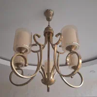 لوستر ۵ و۶ شاخه درحدنو|لوستر و چراغ آویز|قم, باجک یک|دیوار