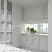 کابینت نئوکلاسیک رنگ پولیشی مات|مصالح و تجهیزات ساختمان|شاهینشهر, شهرک هشت بهشت|دیوار