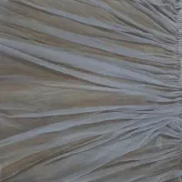 پرده حریر سفید ۱.۵ و ۳ متری
