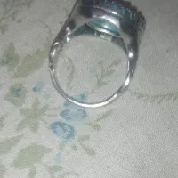 انگشترنقره مردانه.سنگ فیروزه|زیورآلات و اکسسوری|بابل, |دیوار