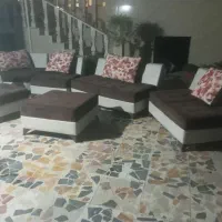 فروش فوری سرویس مبل ۹نفره|مبلمان خانگی و میز عسلی|قائم‌شهر, |دیوار