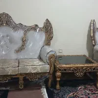 مبل سلطنتی 9 نفره درحدآک|مبلمان خانگی و میز عسلی|مسجد سلیمان, |دیوار