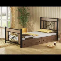 تخت فلزی با تشک فنری نو نو