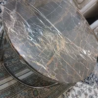 میز جلو مبلی پابه تمام استیل