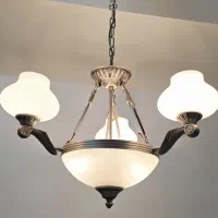 ۲ جفت لوستر برنز مجلل ۳شاخه (از هر مدل ۲ عددموجود)|لوستر و چراغ آویز|تهران, اقدسیه|دیوار