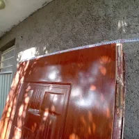 درب چوبی با چار چوب آهنی|مصالح و تجهیزات ساختمان|شاهرود, |دیوار